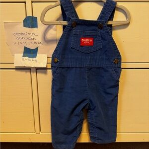 OshKosh B'gosh Classic Blue Overalls vintage VTG